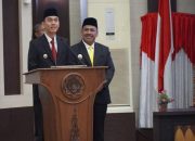 Rapat Paripurna DPRD Tahun 2024 – 2025 Mendengarkan Pidato Bupati dan wakil Bupati OKI