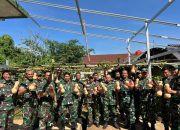 Konsolidasi Kegiatan, Danramil Pasar Rebo, Ciracas Ambil Jamdan