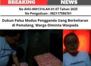 Dukun Palsu Modus Pengganda Uang Berkeliaran di Pemalang, Warga Diminta Waspada
