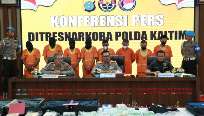Polda Kaltim Ungkap Peredaran Narkoba di Samarinda-Balikpapan, 8 Orang Jadi Tersangka