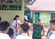 Babinsa Klender Ajak Siswa SMP Budaya Ciptakan Sekolah Aman dan Kondusif.