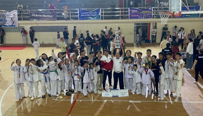 Tampil Memukau, Dojang Champion Bitung Sabet Juara Umum diKejuaraan Spartan Taekwondo Championships 2025