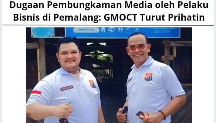 Dugaan Pembungkaman Media oleh Pelaku Bisnis di Pemalang: GMOCT Turut Prihatin