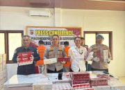 Polres Aceh Utara Ungkap Peredaran Rokok Ilegal, 3 Tersangka Diamankan