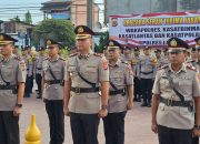 Kapolres Langsa Pimpin Sertijab Wakapolres, Kasatbinmas, Kasatlantas, dan Kasatpolairud.