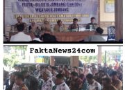 GOVERNMENT HOLDS PUBLIC CONSULTATION REGARDING ROAD WIDENING IN PESANTREN VILLAGE, TEMBELANG, JOMBANG.