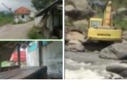 Dugaan Penambangan Liar di Sungai Gung, Truk Pengangkut Batu Lalu Lalang Lewati Desa Lebaksiu dan Danawarih