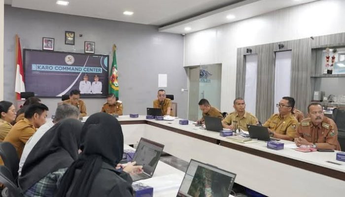 Wakil Bupati Karo Ikuti Rapat Percepatan Kegiatan Penanganan Banjir Daerah Irigasi Paya Lah Lah Kabupaten Karo