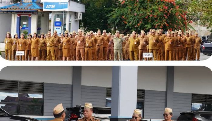 Bupati Karo Pimpin Apel Pagi Gabungan Perdana di Lingkungan Pemerintah Kabupaten Karo