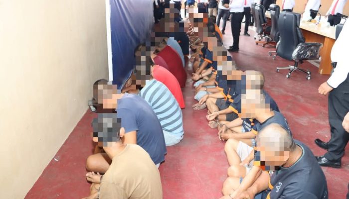 Konferensi Pers Pengungkapan Kasus Tindak Pidana Narkotika Oleh Polres Labuhanbatu