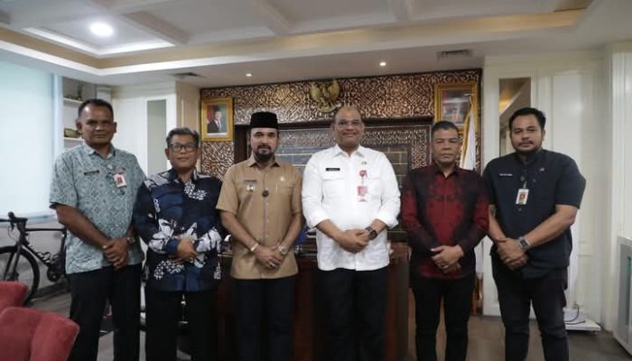 Temui Safrizal, Bupati Al- Farlaky Usul Sarpras Pemadam Kebakaran