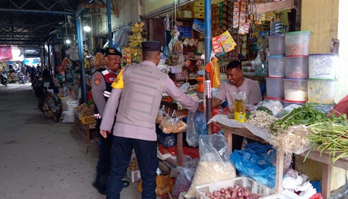 Patroli Rutin Polsek Baktiya Barat Demi Menjaga Kamtibmas di Pusat Keramaian