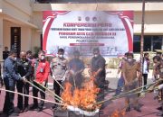Polres Langsa Musnahkan 23 Kg Narkotika, Dan Selamatkan 121.848 Jiwa.