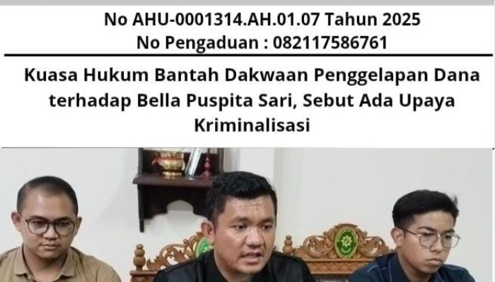 Kuasa Hukum Bantah Dakwaan Penggelapan Dana terhadap Bella Puspita Sari, Sebut Ada Upaya Kriminalisasi