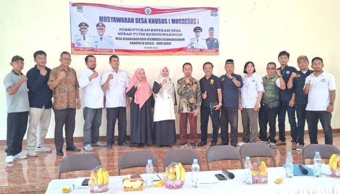 Kepala Desa Kedungwaringin : Koperasi Desa Merah Putih Sangat Membantu Meningkatkan
