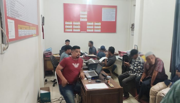 Satgas Anti Premanisme Polres Aceh Utara Amankan 17 Pria di Tiga Lokasi