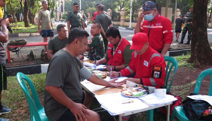 Kodim 0505/JT Gelar Kesamaptaan Jasmani Periodik I TA 2025.