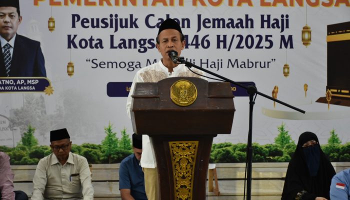 Pemko Langsa Peusijuk 186  Calon Jama’ah Haji Tahun 2025