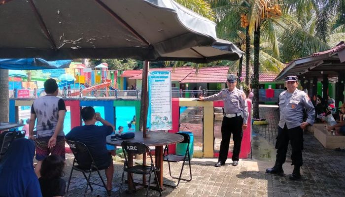 Cegah Aksi Premanisme, Polsek. Jatiluhur Patroli Ke Obyek Wisata