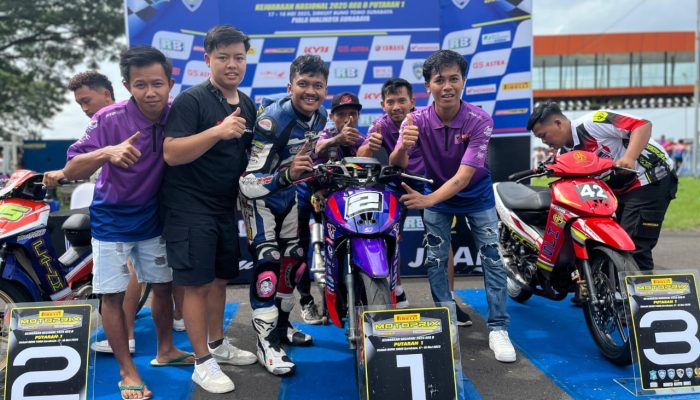 SRC Reborn Pacitan Cetak Prestasi Gemilang di Kejurnas Motoprix 2025 Meski Minim Fasilitas Latihan