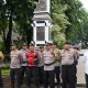 Polres Purwakarta Lakukan Pengamanan Aksi Ojol Secara Humanis