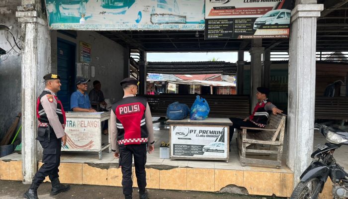 Satgas Anti Premanisme Polres Aceh Utara Rutin Ciptakan Sitkamtibmas Kondusif Dengan Patroli