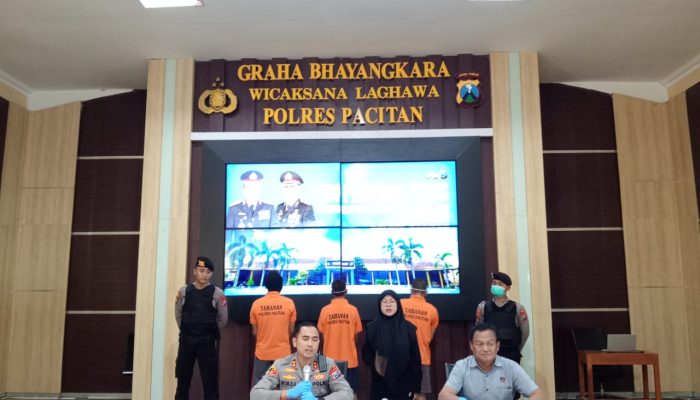Polres Pacitan Bongkar Aksi Premanisme dan Curanmor: Tiga Tersangka Diamankan, Satu Buron