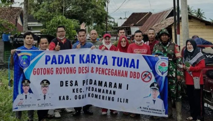 Kadess Pedamaran 1 Laksanakan Program Padat karya Tunai