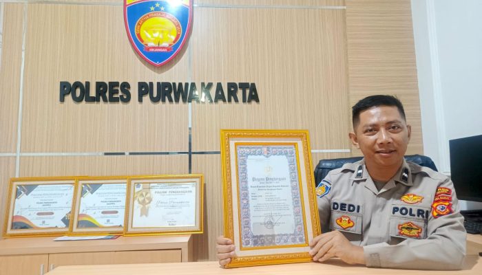 Keren Kasikeu Polres Purwakarta Raih Penghargaan Dari Kapolri, AKBP Lilik Sampaikan ini