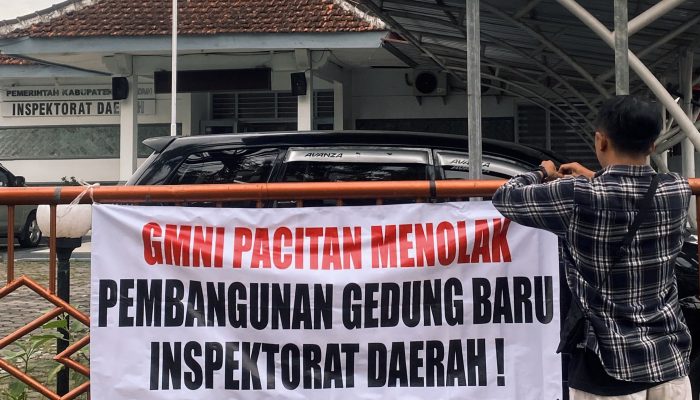 GMNI Pacitan Tegaskan Penolakan atas Proyek Pembangunan Gedung Baru Inspektorat