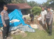 Dukung Program Ketahanan Pangan, Polsek Kandis Cek Lokasi untuk Penanaman Sayur dan Kolam Ikan