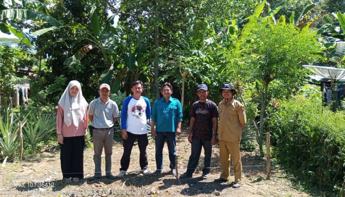 Menggunakan Tanah Hibah Warga, Pemdes Lubuk Mukti Gelar Titik Nol POKMAS JAYA MANDIRI