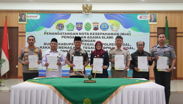 Sinergitas Pemerintah, Instansi Vertikal dan Pengadilan Agama Slawi, Bupati : Tonggak Penting Dalam Mewujudkan Good Governance di Kabupaten Tegal