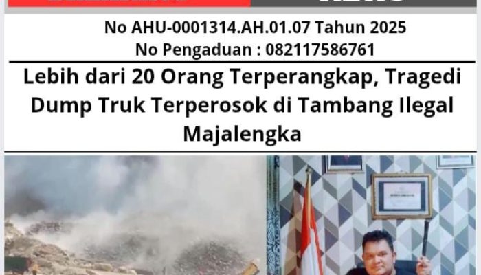 Lebih dari 20 Orang Terperangkap, Tragedi Dump Truk Terperosok di Tambang Ilegal Cirebon