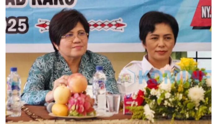 Ketua Tim Penggerak PKK Kabupaten Karo Hadiri Sosialisasi Program PKK dan Pembinaan Transformasi Posyandu Desa