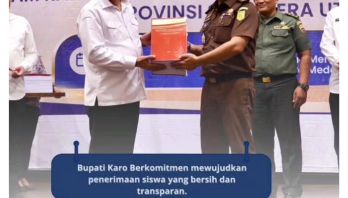 Bupati Karo Hadiri Konsolidasi SPMB 2025, Teken Komitmen Wujudkan Penerimaan Siswa yang Bersih dan Transparan