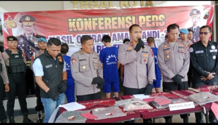 Polisi gelar Hasil Pemberantasan Premanisme di Kota Tegal