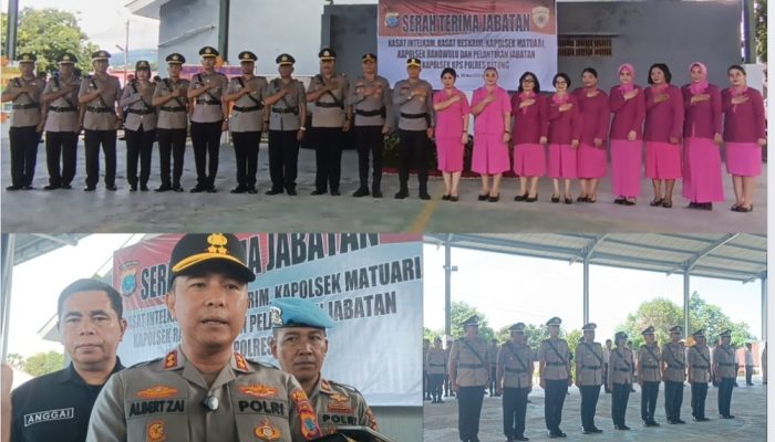 Kapolres Bitung Pimpin Sertijab, Dorong Pejabat Baru Jaga Stabilitas Keamanan Kota