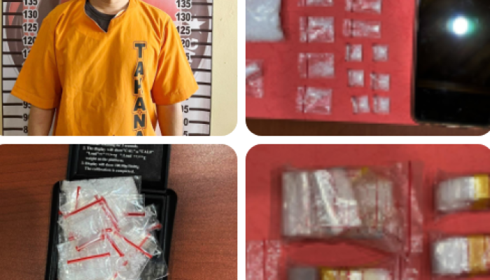 Gasak Narkoba di Dente Teladas, Polres Tulang Bawang Tangkap Seorang Bandar dan Sita 20 Gram Lebih Sabu