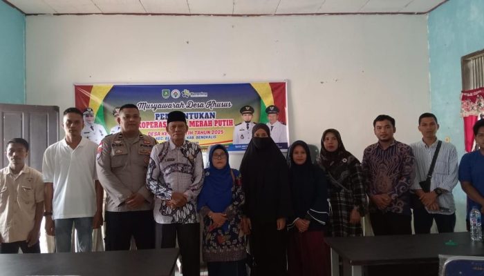 MUSYAWARAH KHUSUS PEMBENTUKAN KOPERASI DESA MERAH PUTIH DI DESA KETAM PUTIH