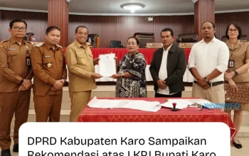 DPRD Kabupaten Karo Sampaikan Rekomendasi atas LKPJ Bupati Karo Tahun Anggaran 2024
