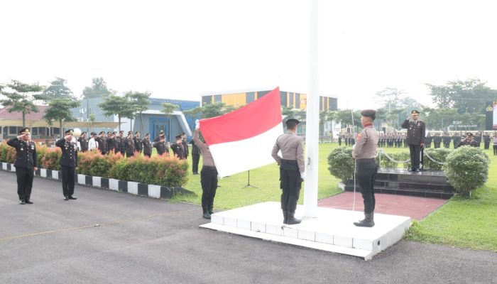 Polres Tulang Bawang Gelar Upacara Peringatan Hari Lahir Pancasila Ke-80, Berikut Tema dan Artinya