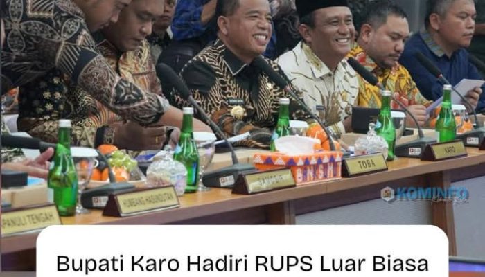 Bupati Karo Hadiri RUPS Luar Biasa PT Bank Sumut Tahun 2025