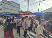 Menjaga Guantibmas, Personil Polsek Lhoksukon Lakukan Patroli Pengamanan Hari Megang 1446 H