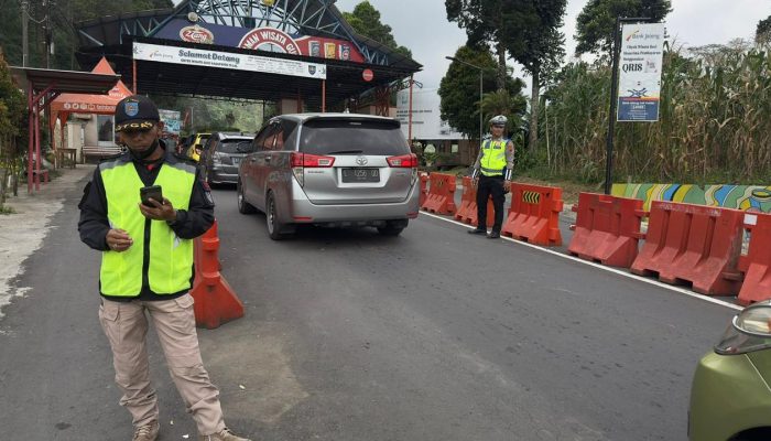 Polres Tegal Pastikan Kenyamanan Wisatawan di Jalur Guci Saat Libur Panjang