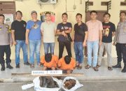 Dalam Waktu 3 Jam, Dua Pelaku Curat Dinamo Listrik Ditangkap Polsek Banjar Agung