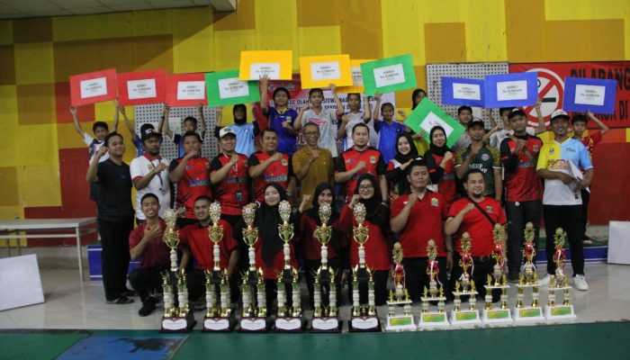 Disdik Sukses Gelar Cabor Bulutangkis Pada O2SN Tingkat Kab. Bekasi