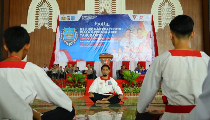 Kejurda Merpati Putih Piala Kapolda Aceh Resmi Dibuka