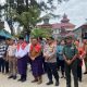 Pemukulan Gong Oleh Bupati Tanda di bukanya Perayaan hari Krida Pertanian Kabupaten Karo TA 2025