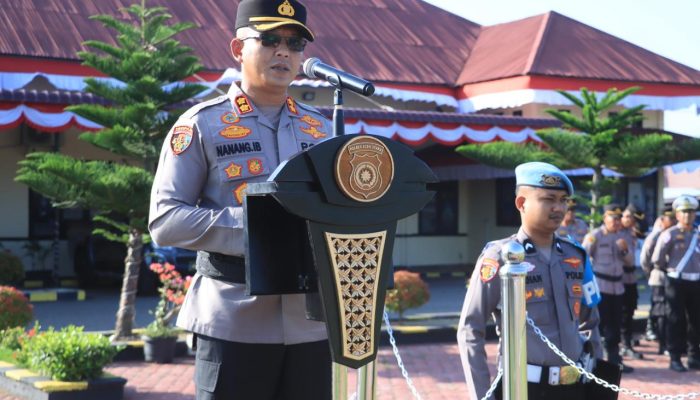 41 Personel Naik Pangkat, Kapolres : Ini Merupakan Wujud Penghargaan Atas Dedikasi Loyalitas dan Prestasi